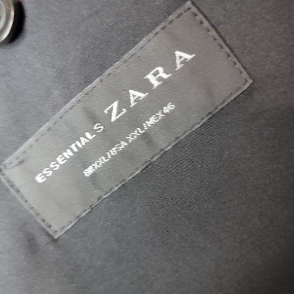 Men's Essentials ZARA Daily Outfit Gray Sport Coat Size XXL - Picture 7 of 11